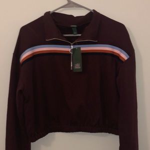 Wild Fable Cropped Half Zip